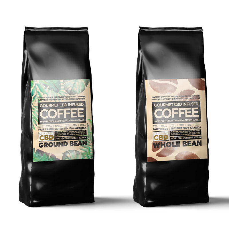 Equilibrium CBD Infused Coffee - 100g (250mg CBD)