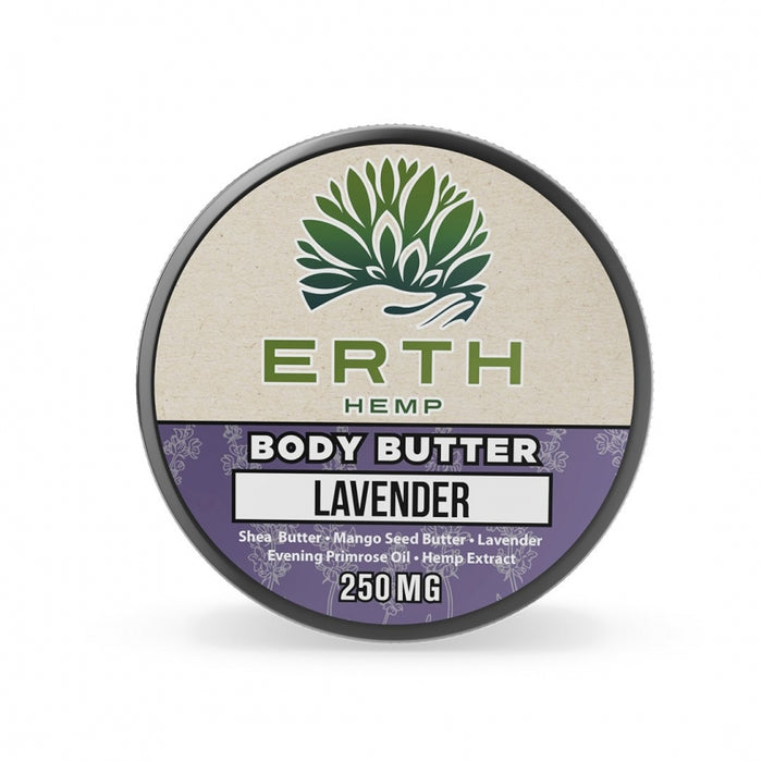 ERTH Lavender CBD Body Butter 250mg